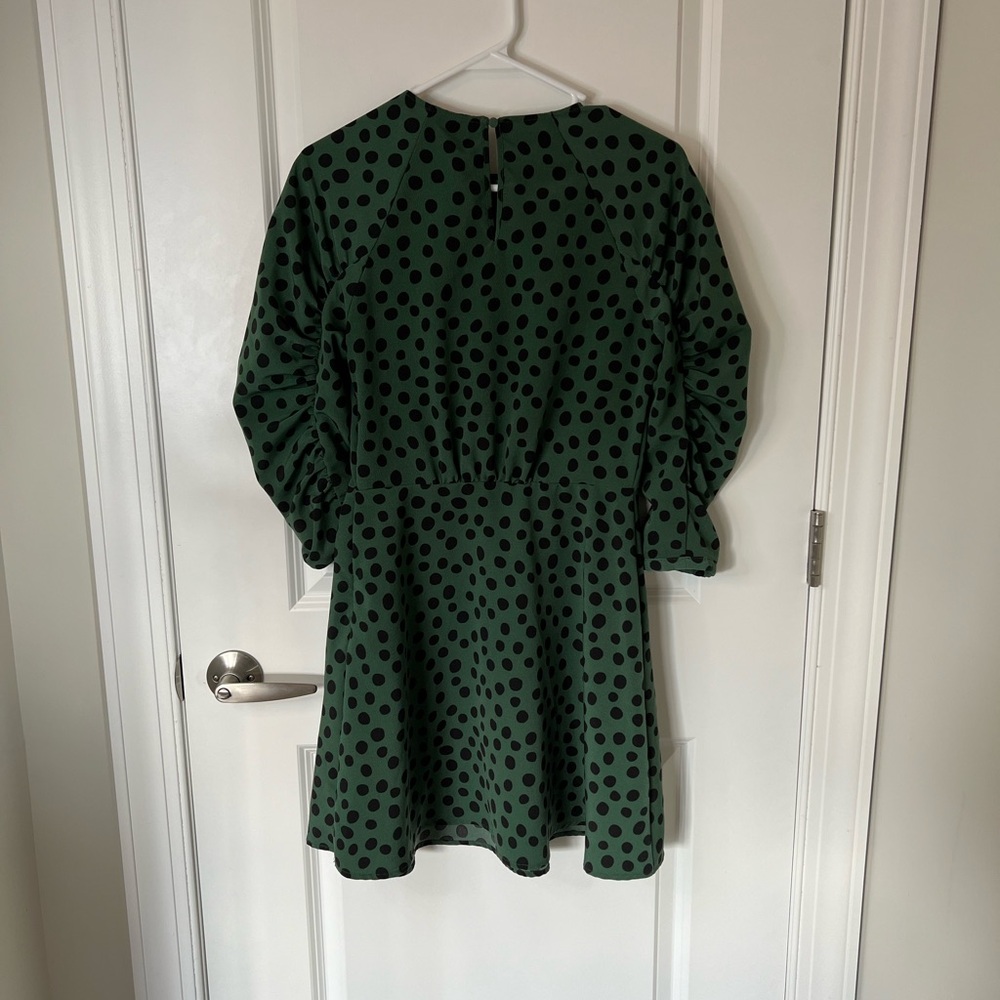 Who What Wear Polka Dot Dress - Picture 7 of 7